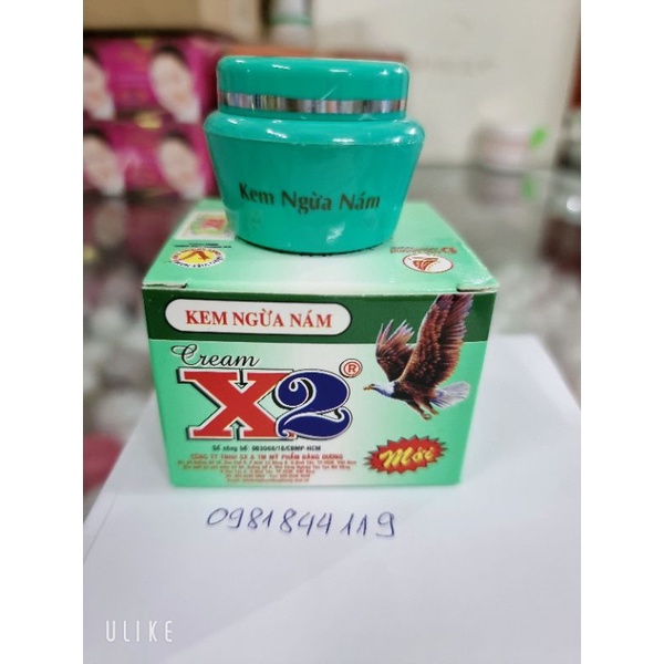 kem x2 ngừa nám 10gr , 74,5k 