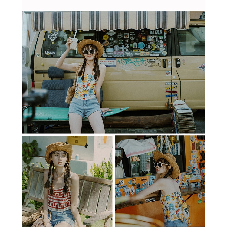 Nón Cói Rộng Vành Che Nắng Phong Cách Retro Cho Nam Nữ