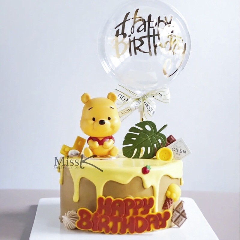 Gấu Pooh, Heo, Hổ trang trí bánh kem