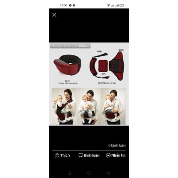 Địu ngồi 2hand cho bé