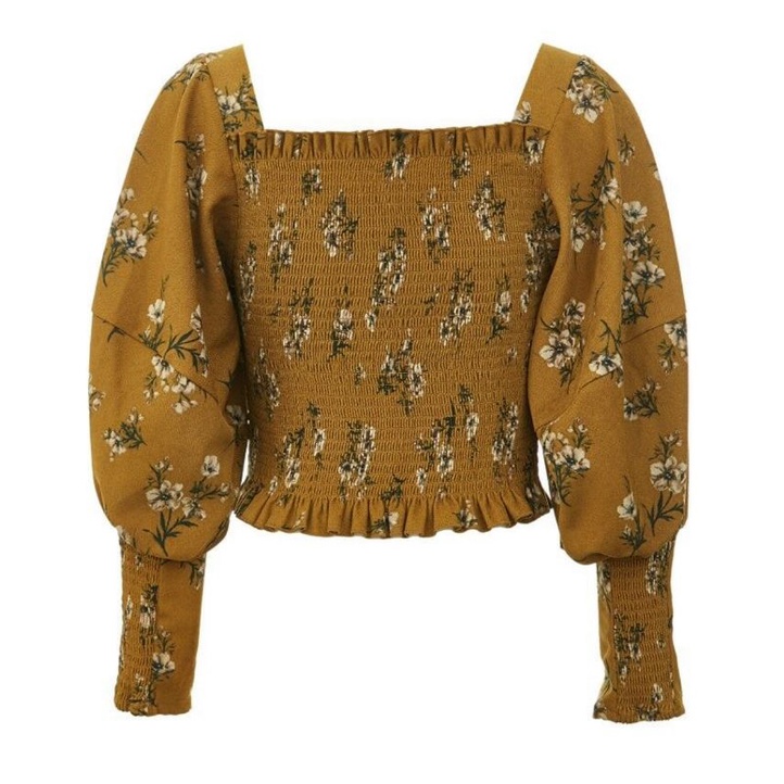 Áo tay phồng cổ vuông cao cấp Vero Moda