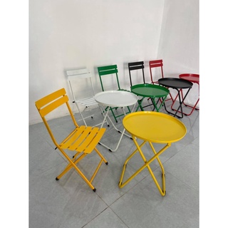 Bàn cafe, bàn trà chanh chân xếp liền