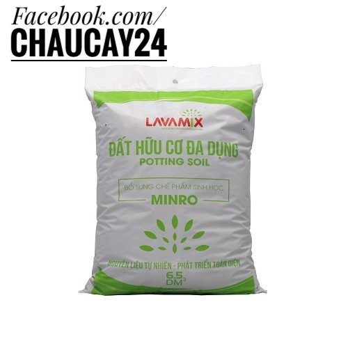 Đất trồng cây LAVIMIX (6.5 dm3) trồng rau, cây hoa kiểng, cây cảnh phong thủy