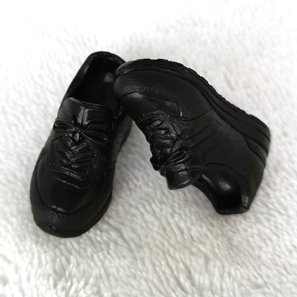 1 Đôi Giày Mini Cho Búp Bê 2 / 2.5cm Tỉ Lệ 1: 6