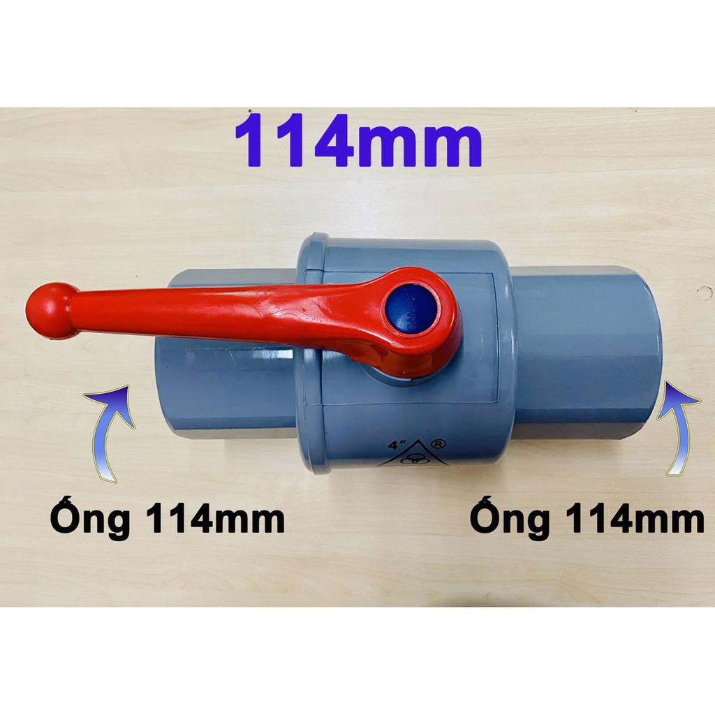 Van khóa nước 114mm