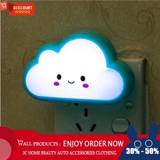 Đèn Ngủ Led 2 Bóng Hình Đám Mây Dễ Thương