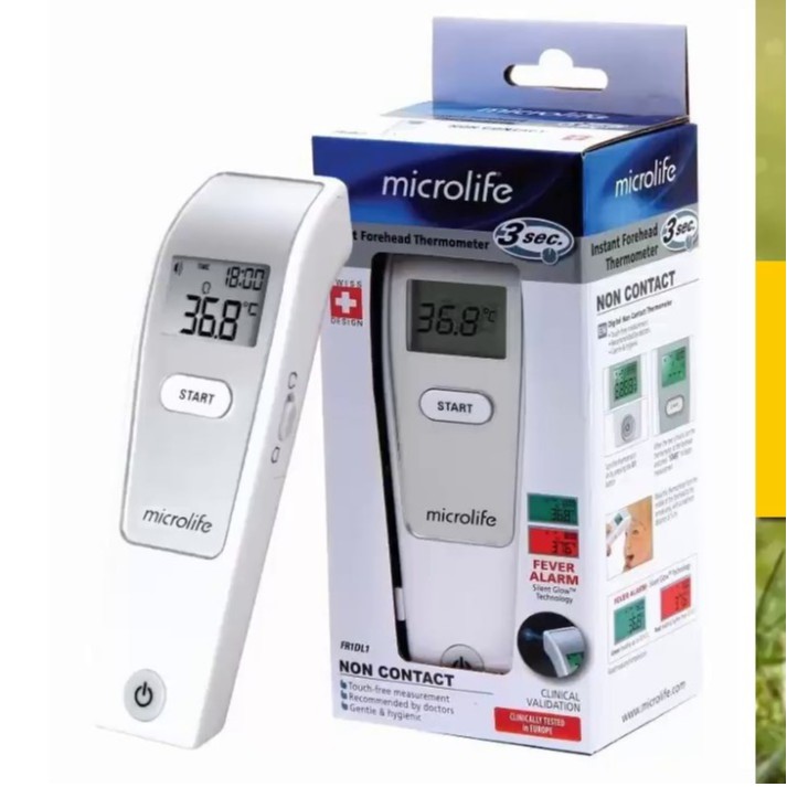 NHIỆT KẾ ĐIỆN TỬ ĐO TRÁN MICROLIFE FR1MF1