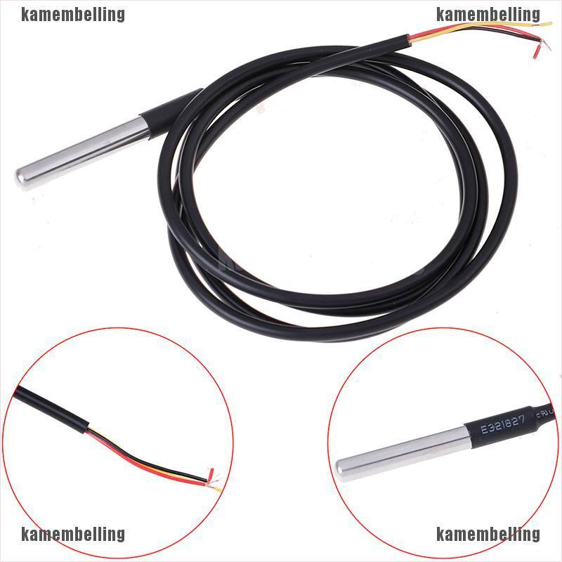 1 Cảm Biến Nhiệt Độ Kỹ Thuật Số Chống Nước 1 / 2m DS18B20