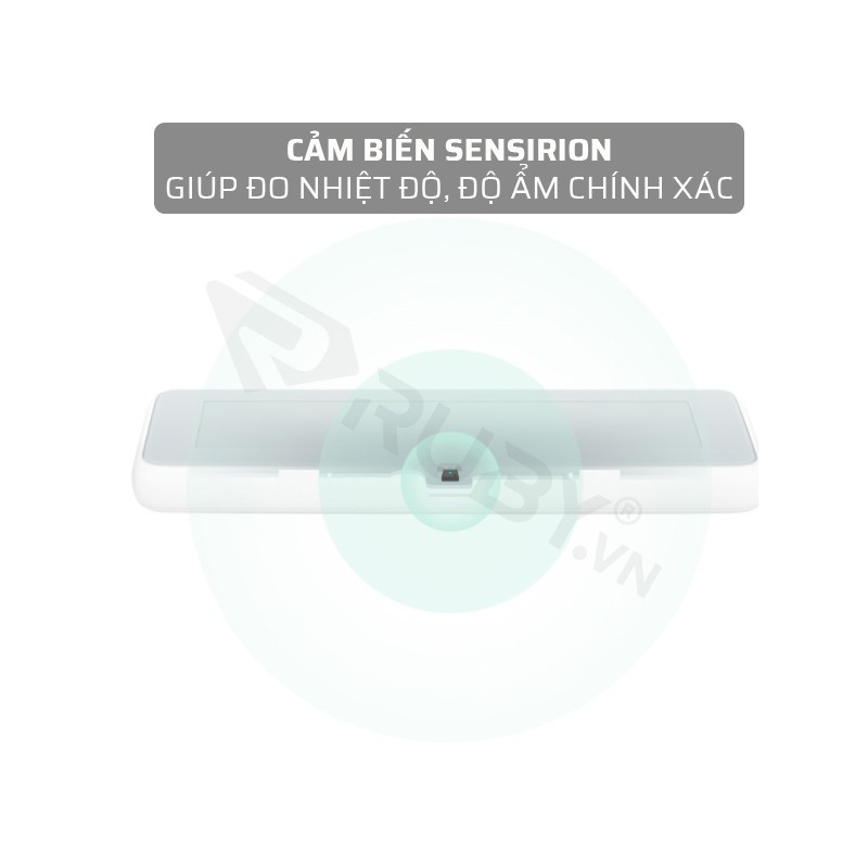 Đồng Hồ Tích Hợp Đo Độ Ẩm, Nhiệt Độ Xiaomi Mijia LYWSD02MMC Điều Khiển Thông Minh Thông Qua App Mihome