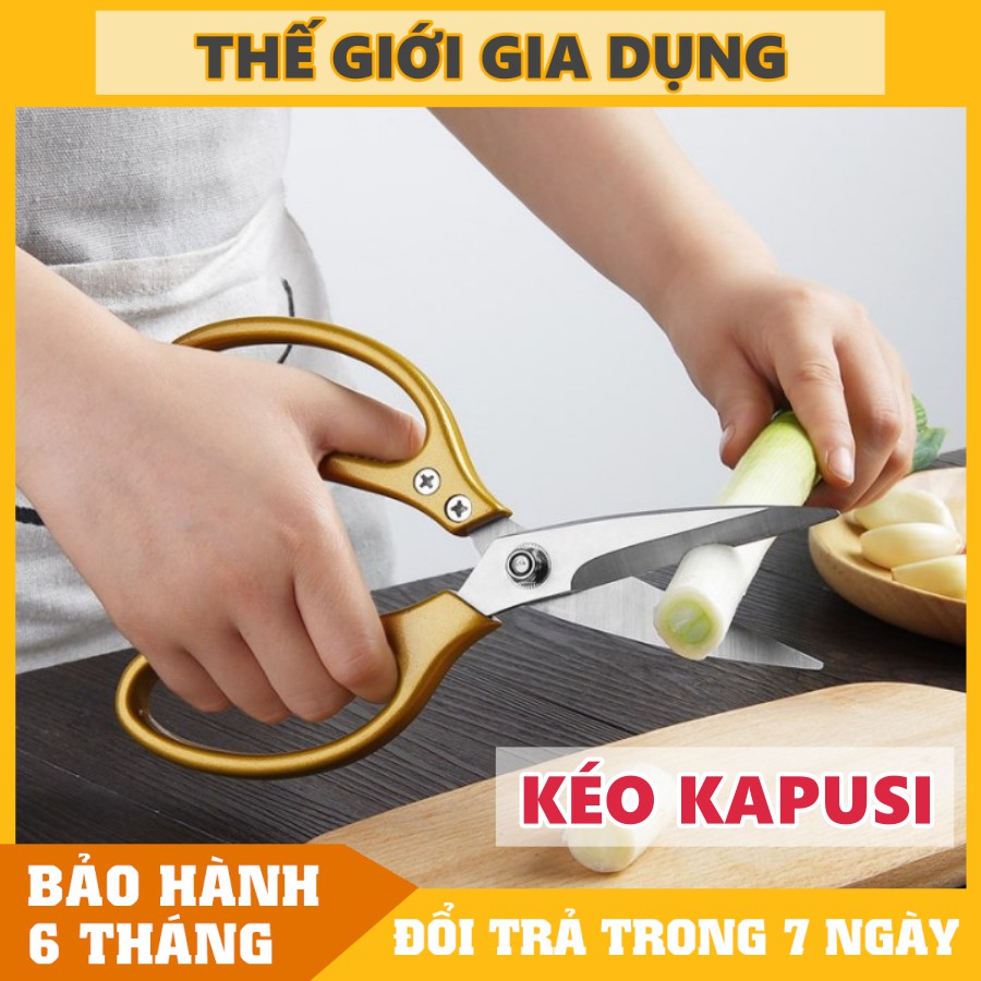 Kéo Nhật Bản Kapusi Nội Địa Thép SK5 - Hàng Loại Cao Cấp