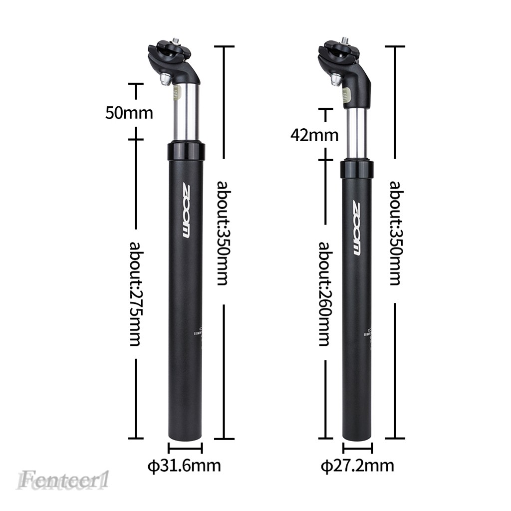 [FENTEER1] Aluminum Bike Seatpost Mountain Road Bicycle Suspension Seatpost 27.2/ 31.6mm