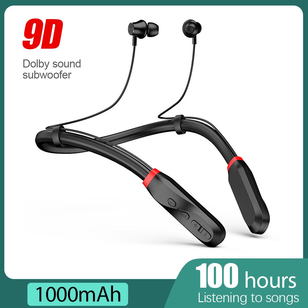 TWS I35 Tai Nghe Không Dây Bluetooth Bass Không Dây I35 Tai Nghe Vòng Cổ 5.0 Tai Nghe Có Micro 9D Stereo tai Nghe Tai Nghe ]