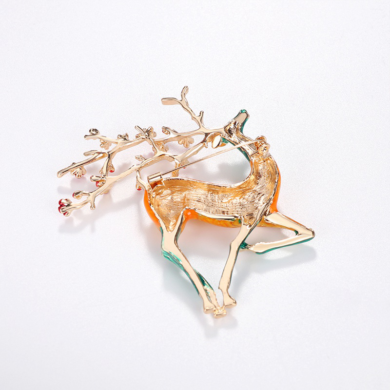 Ghim Cài Áo Hình Hươu Màu Sắc Thời Trang Cá Tính Dễ Thương