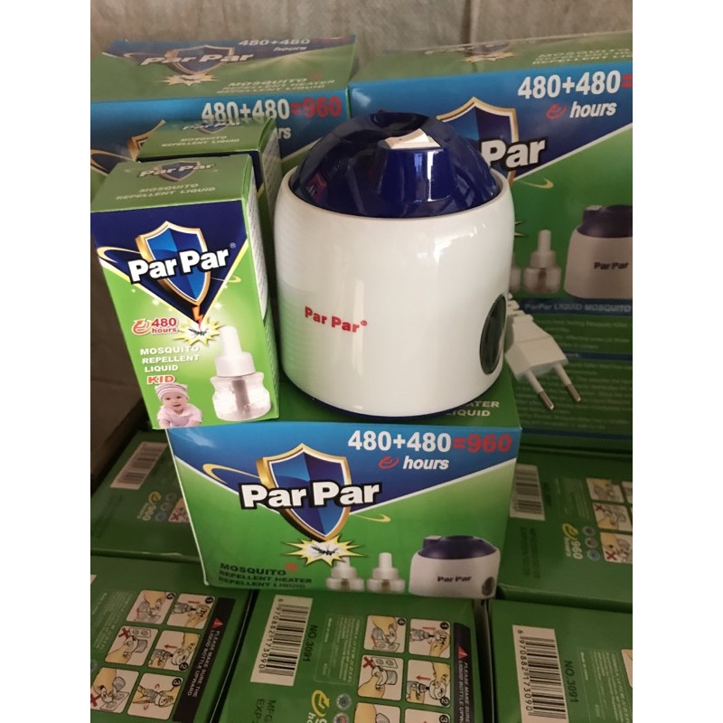 Máy đuổi muỗi PaPa(kèm 2 tinh dầu)