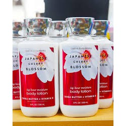 Sữa dưỡng thể Bath&Body Works Japanese Cherry Blossom, sữa dưỡng thể hoa anh đào