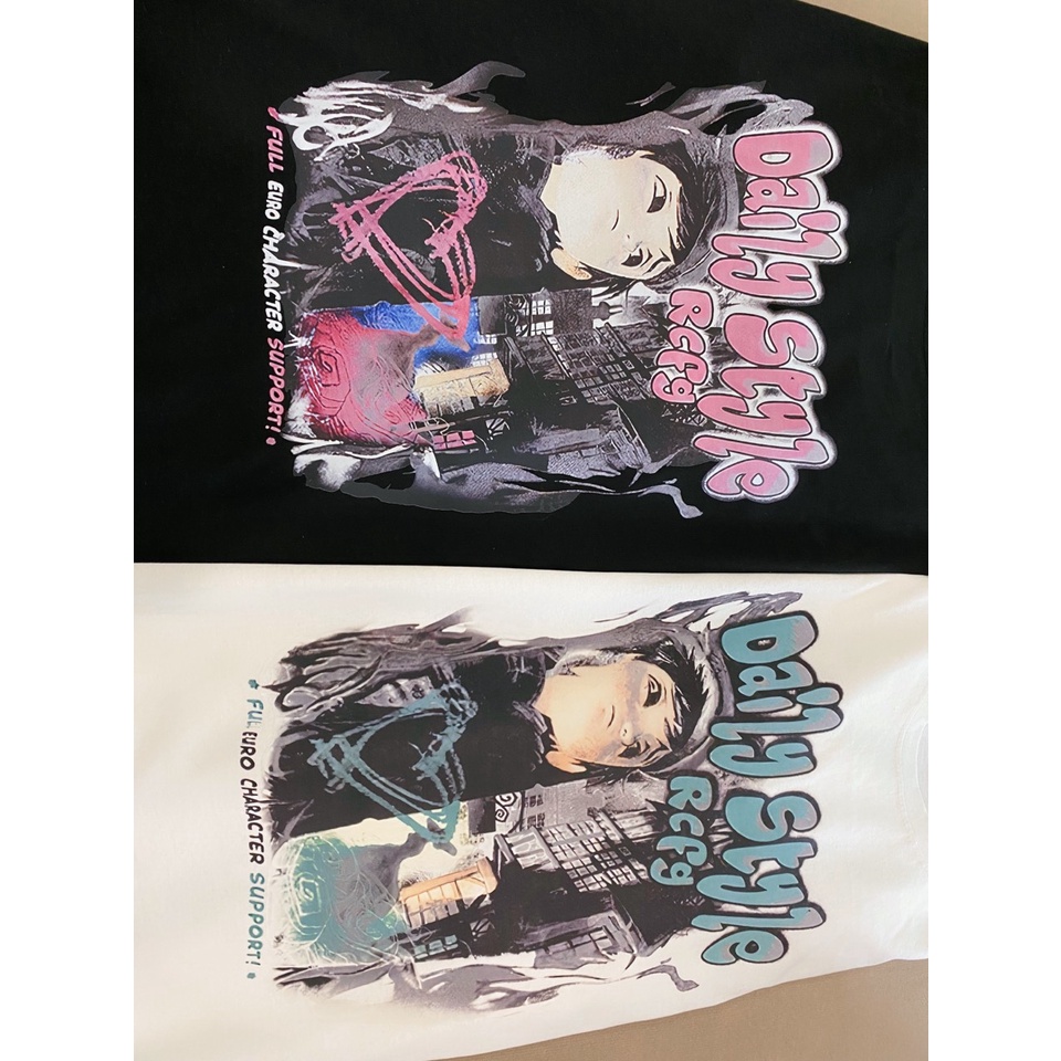 Áo Thun Tay Lỡ Cotton 2 Chiều Dáng Rộng Unisex, Áo Phông Nam Nữ Oversize Hình In Style | BigBuy360 - bigbuy360.vn