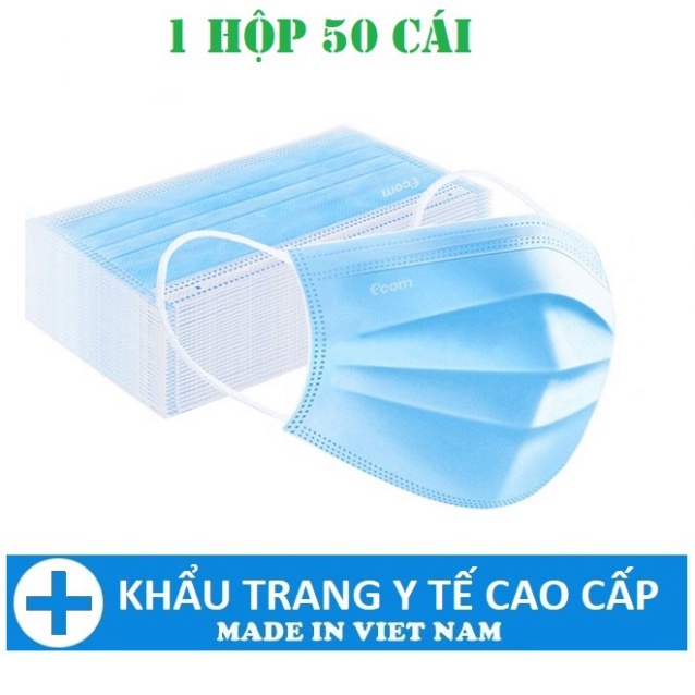 Khẩu trang y tế 4 lớp | Khẩu trang kháng khuẩn CỬU LONG , hàng chính hãng bộ y tế khuyên dùng ( hộp 50 cái) KT Y TẾ | BigBuy360 - bigbuy360.vn
