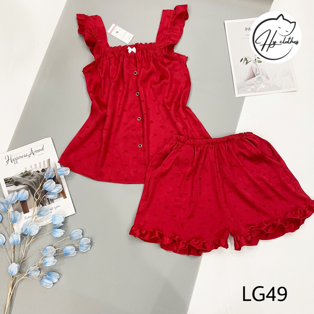 BỘ NGỦ HAI DÂY CÁNH TIÊN chun ngực nơ nhỏ mềm mát 2s | BigBuy360 - bigbuy360.vn