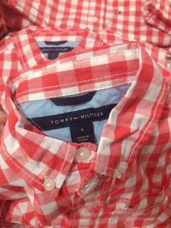 Áo sơ mi tommy cho bé trai