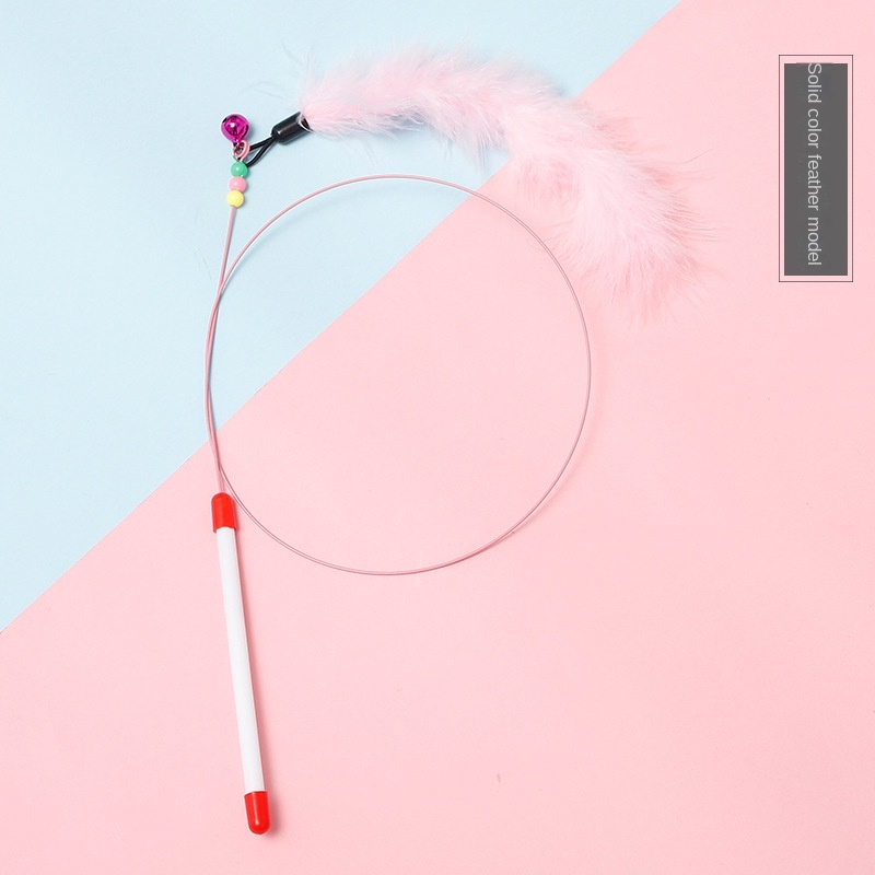 1 Gậy Gắn Lông Vũ Đồ Chơi Tương Tác Cho Mèo