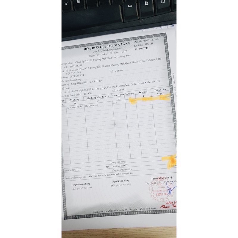 Hộp 200 viên sữa non Colostrum - hàng Pháp
