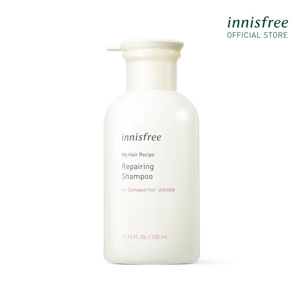 Dầu gội phục hồi cho tóc hư tổn innisfree My hair Recipe Repairing Shampoo for Damaged Hair 330ml