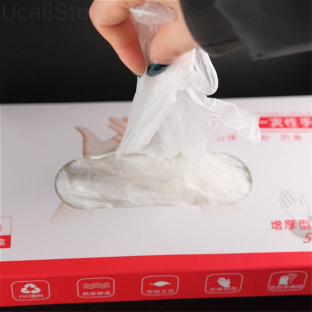 Set 50 Găng Tay Cao Su Latex Chống Trượt Bảo Vệ Tay Khi Rửa Chén / Làm Móng Trong Nhà Tiện Dụng Cho Gia Đìnhosewho1