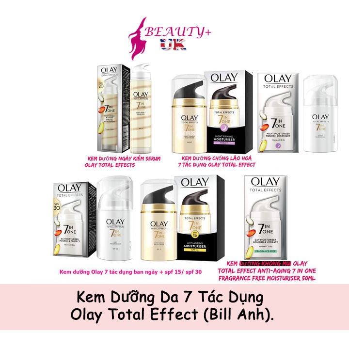 Kem Dưỡng Da 7 Tác Dụng Olay Total Effect (Bill Anh)