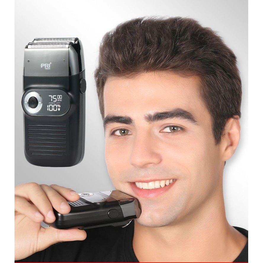 Máy cạo râu, cạo tóc đầu trọc dành cho nam 2 trong 1 tích hợp hợp màn hình LCD sạc USB thế hệ 2020