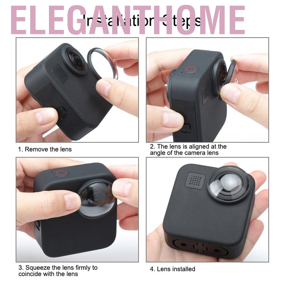 Bộ 2 nắp bảo vệ ống kính chống trầy cho GoPro Max
 | BigBuy360 - bigbuy360.vn