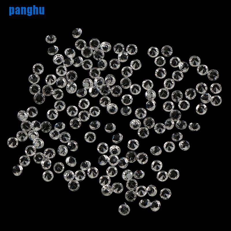 (Hàng Mới Về) Bộ 2000 Hạt Kim Cương Giả 4.5mm Trang Trí Bàn Tiệc Cưới