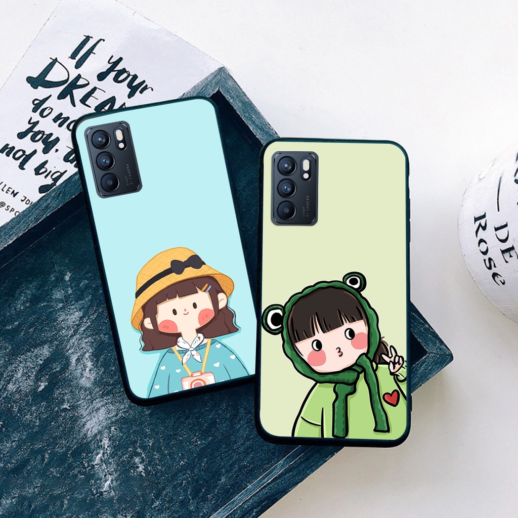 ỐP LƯNG OPPO RENO 6 5G -RENO 6Z 5G CỰC ĐẸP CÔ BÉ ĐÁNG YÊU CUTE