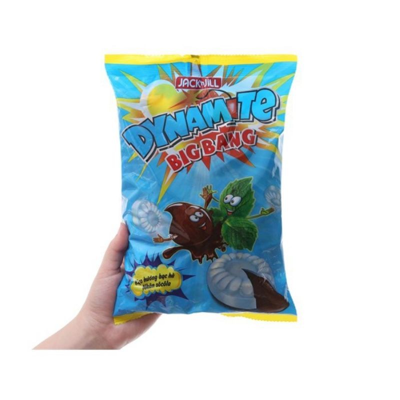 Kẹo dynamite bigbang bạc hà nhân socola 330g (kẹo bạc hà dynamite)