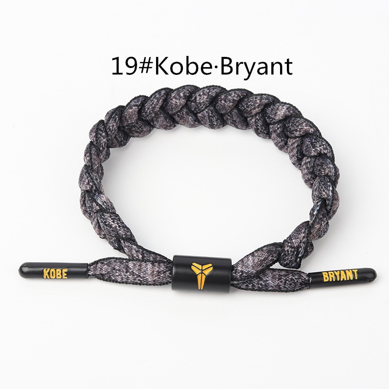 ngôi sao bóng rổ vòng tay bện dây thừng thời trang thể thao tay dây