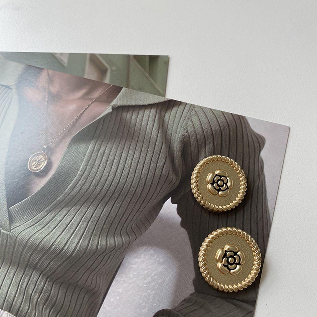 Nút YIYU 18 / 23 / 25 mm Cổ Điển|Phụ Kiện Kim Loại Hình Tròn Dùng Để May Vá DIY