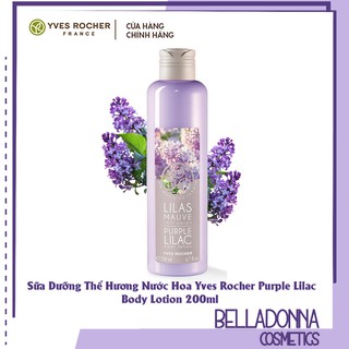 Sữa Dưỡng Thể Hương Nước Hoa Yves Rocher Purple Lilac Body Lotion 200ml