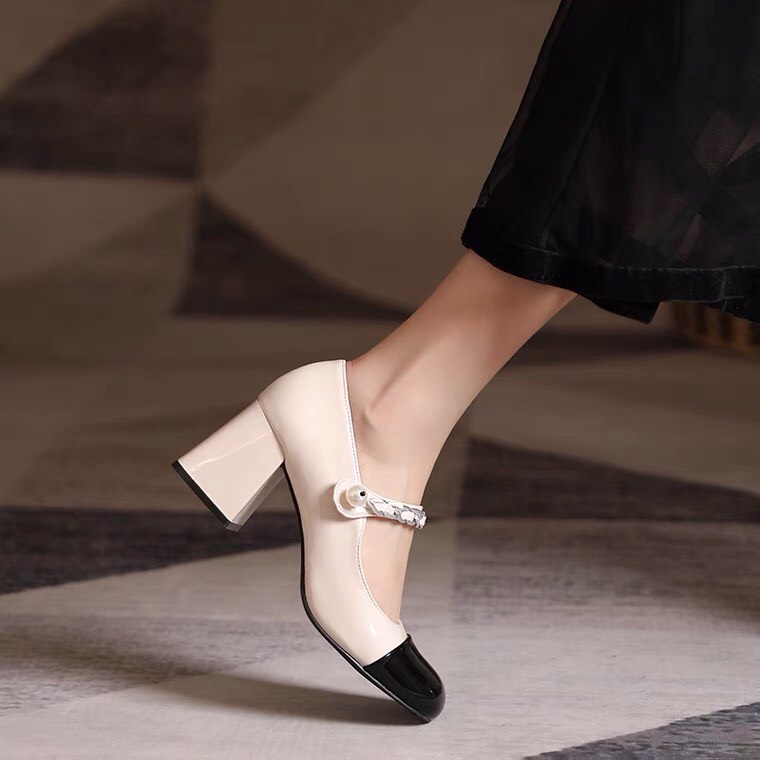 Giày Mary Janes Size 31 32 33 Phong Cách Retro Pháp Thời Trang Xuân Thu 2022