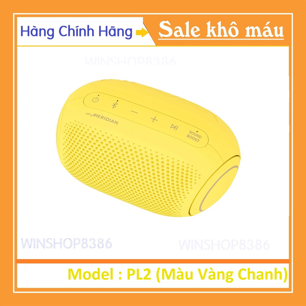 [Mã ELHACE giảm 4% đơn 300K] Loa Xboom Bluetooth LG PL2S Màu Vàng Chanh 100% Chính Hãng