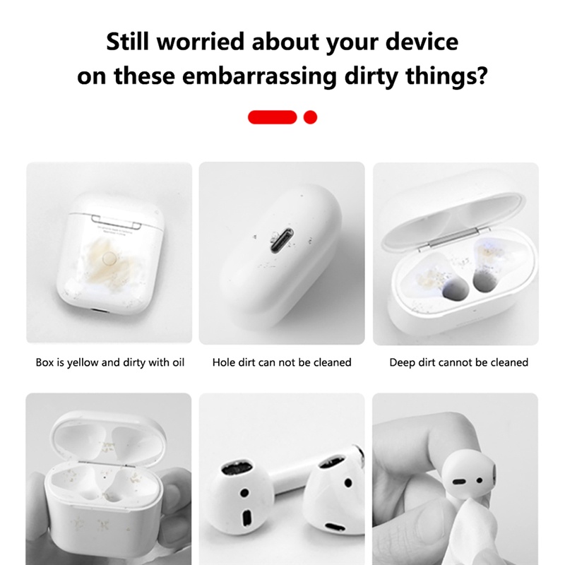 Bộ Dụng Cụ Vệ Sinh Tai Nghe Bluetooth Airpods Pro 3 2 1 Xiaomi Redmi Airdots