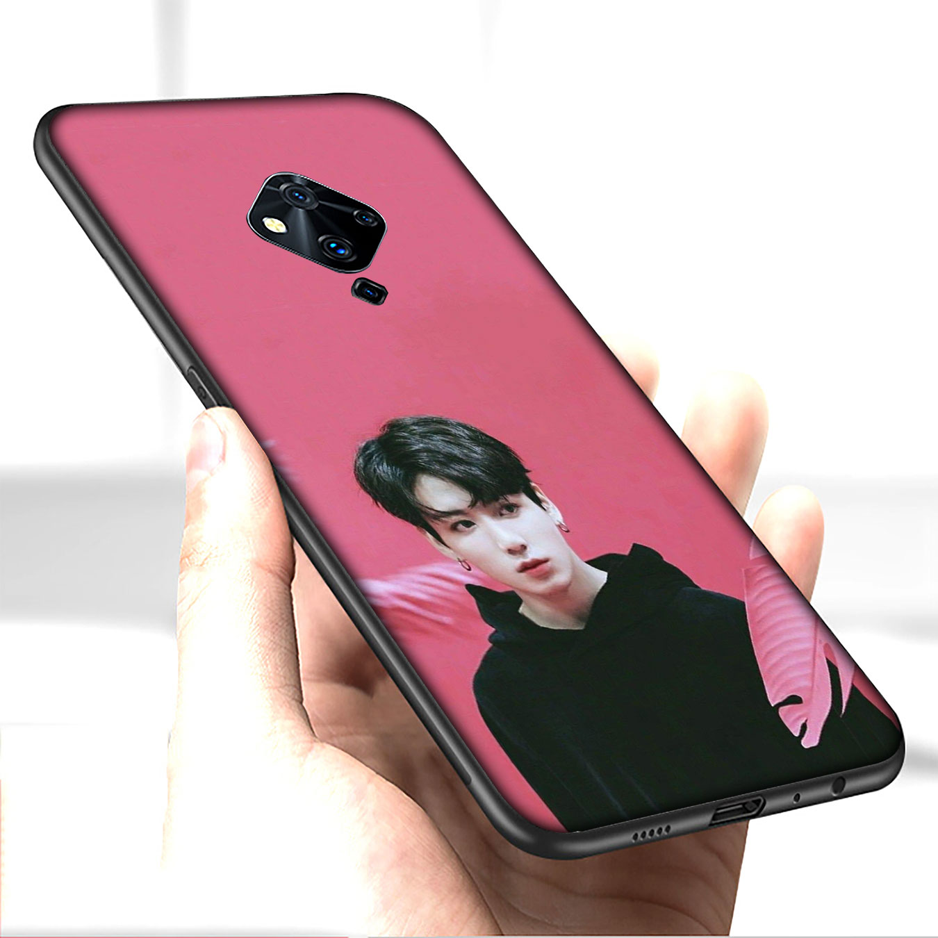 Ốp Điện Thoại Silicon Mềm Hình Jungkook K Pop K126 Cho Samsung Galaxy A9 A8 A7 A6 Plus J8 2018 + A21s A70 M20 A6 + A8 + 6plus