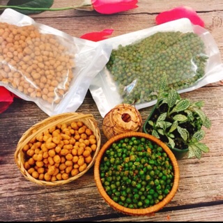 Combo 500g đậu phộng + 500g đậu hà lan