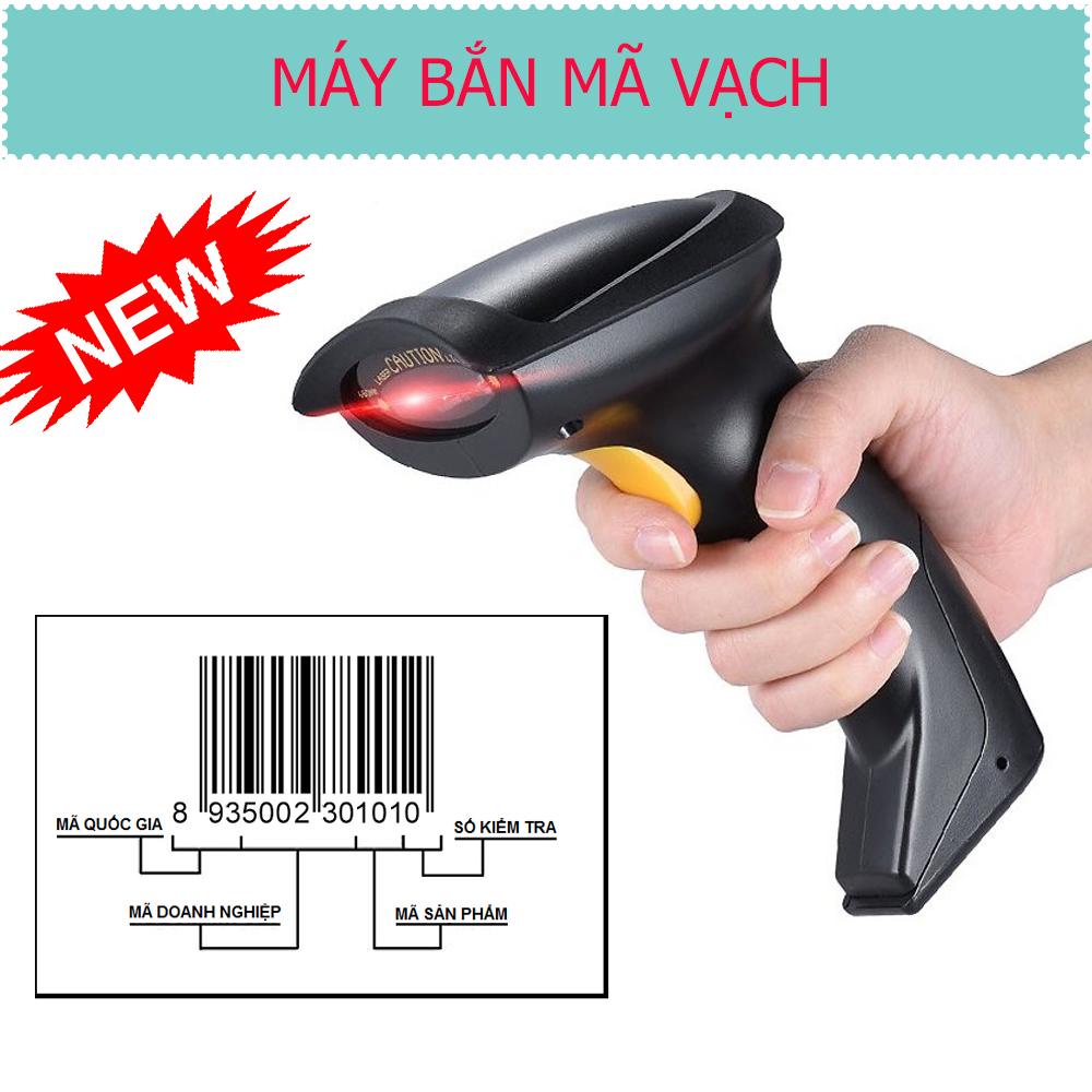 Máy Bắn Mã Vạch Không Dây Cao Cấp, Máy bắn mã vạch Bluetooh Cực Nhanh, Công Nghệ Laser Tiên Tiến, Nhanh Chóng - Hiệu Quả