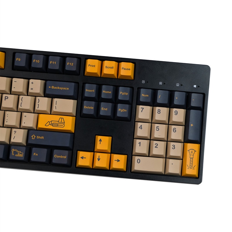 GMK Mudbeam keycaps, 140 phím keycaps Cherry Profile DYE-SUB Cá nhân hóa GMK Keycaps cho bàn phím cơ