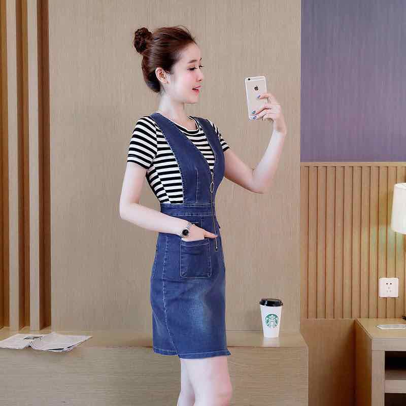 set áo thun yếm bò cá tính
