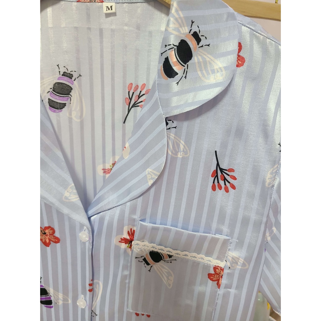 [MẪU MỚI] PYJAMA XINH XẮN [Ảnh thật- Hàng thiết kế] vải lụa mềm đẹp