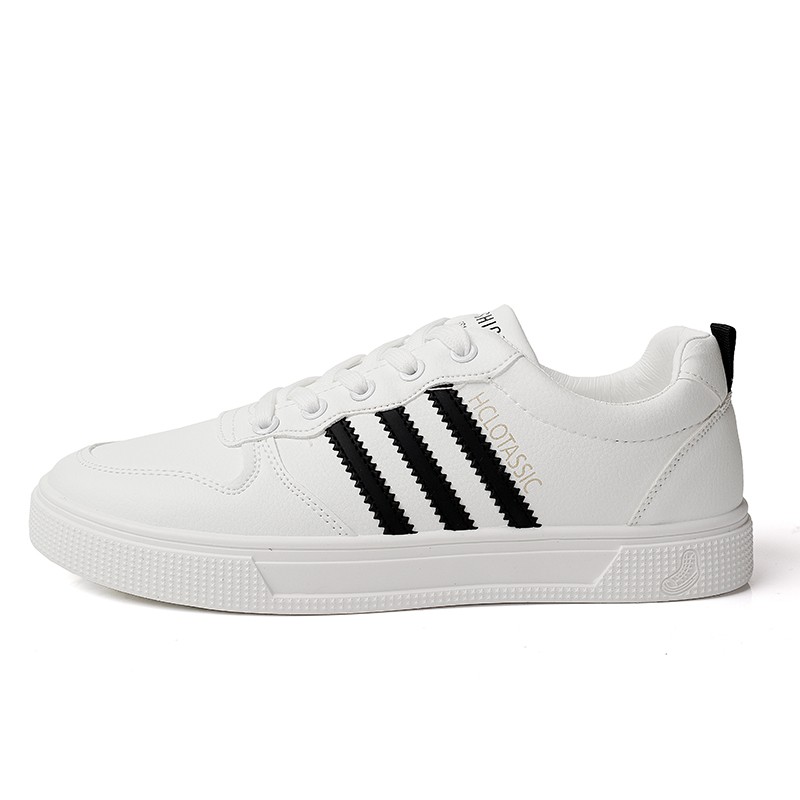 GIÀY NAM TRẮNG KẺ SỌC TASSIC KIỂU DÁNG THỂ THAO THỜI TRANG G 90 | BigBuy360 - bigbuy360.vn