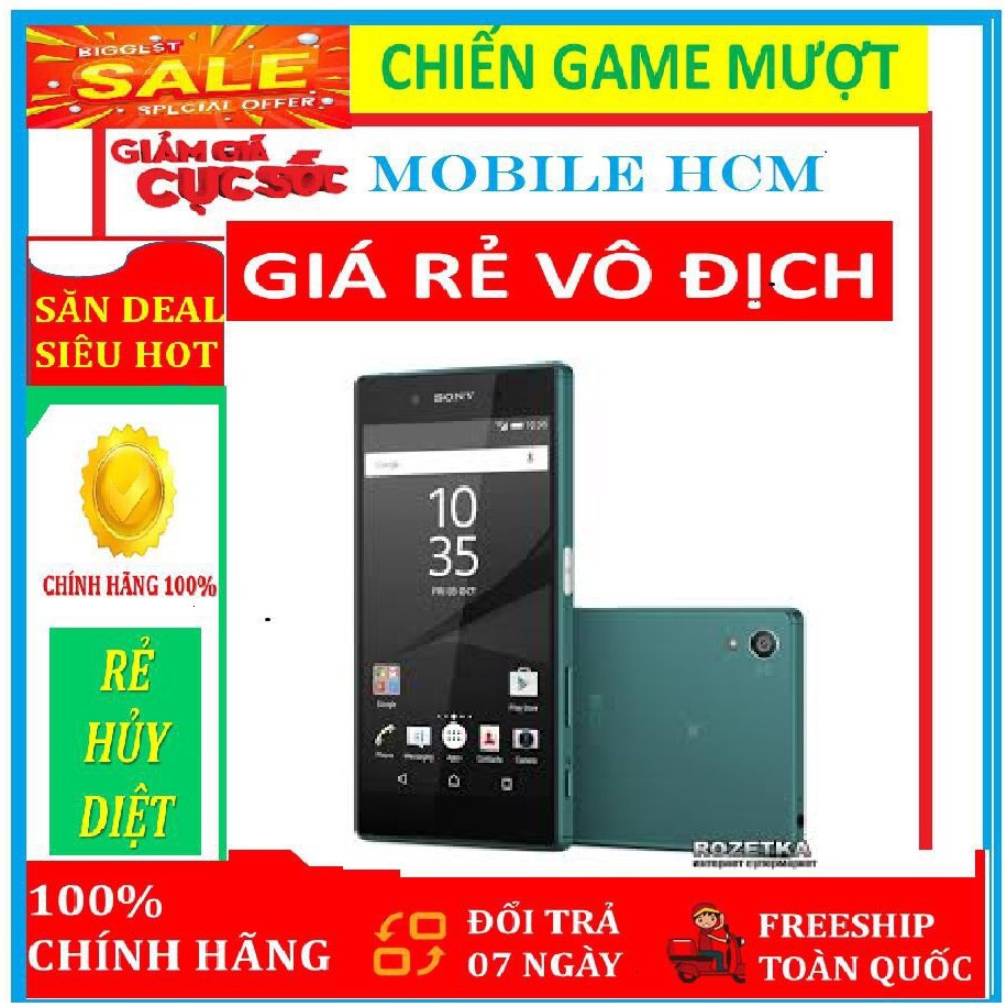 [ Rẻ Hủy Diệt ] điện thoại - SONY XPERIA Z5  Ram 3G Rom 32G Mới, Màn hình 5.5inch, vân tay nhạy