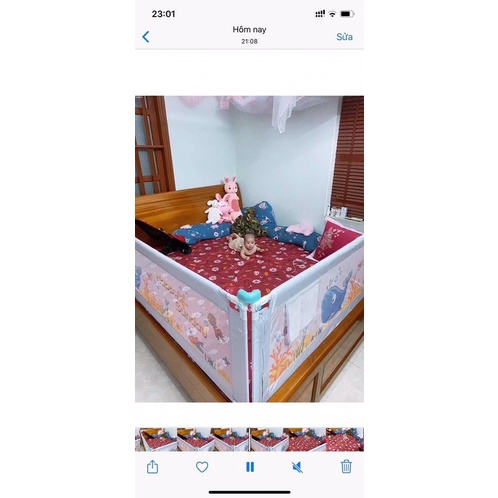Thanh chắn giường Baby Smiles