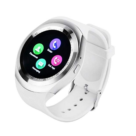 Đồng hồ thông minh mặt tròn Smartwatch Y Màn Hình Cảm Ứng Hỗ Trợ tiếng việt nghe gọi điện thoại