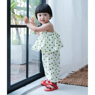 Jumpsuit Chấm Bi Bé Gái - Baby girl Dot Jumpsuit